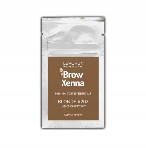 Henna pudrová BrowXenna 203 Light Chestnut Sáček
