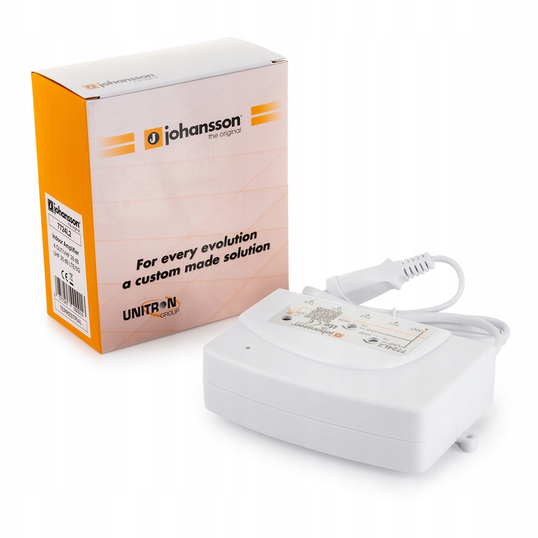 zesilovač Johansson 7724L2 28dB 1/4 5G/LTE