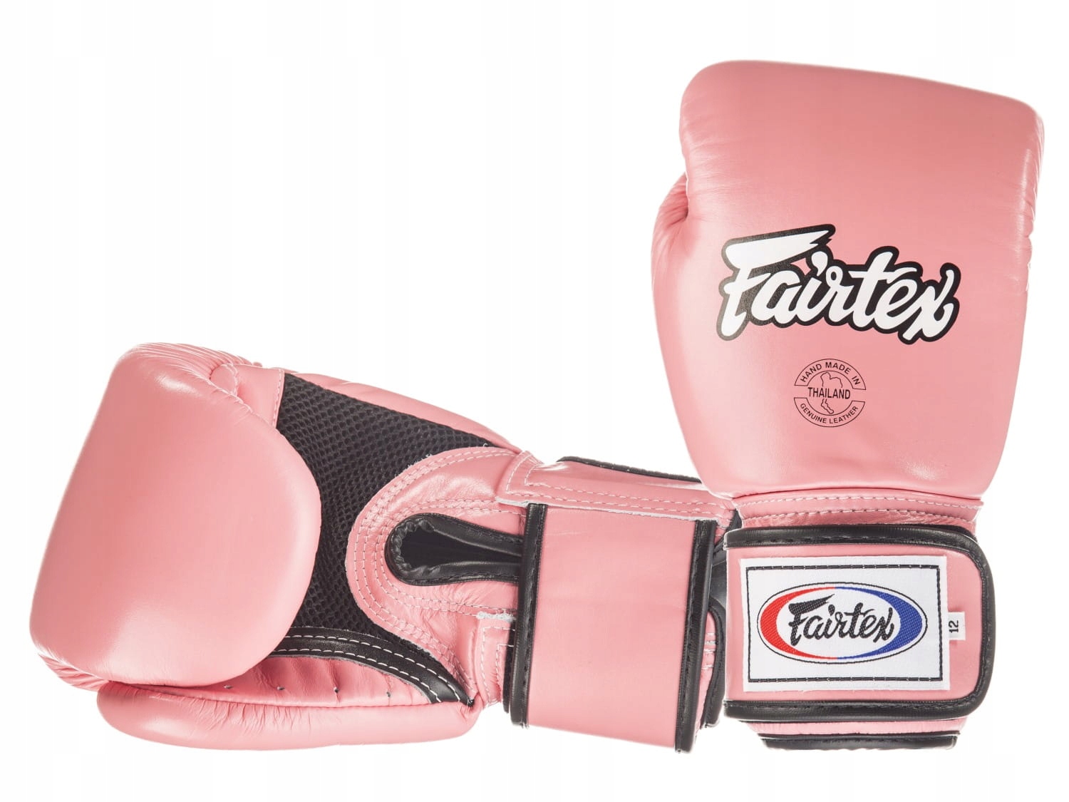 Rękawice Bokserskie Fairtex BGV1-B (pink/black piping) breathable 10oz