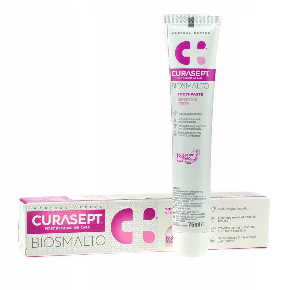 2 x Curasept Biosmalto pasta do zębów wrażliwych 75 ml