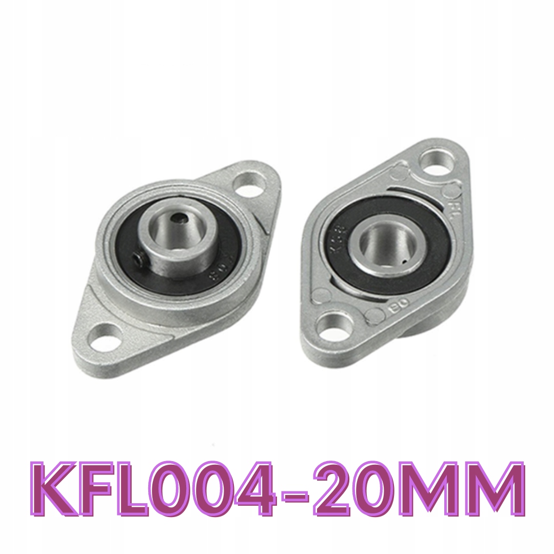 Samonastavitelné ložisko KFL004 fi20 mm V-slot