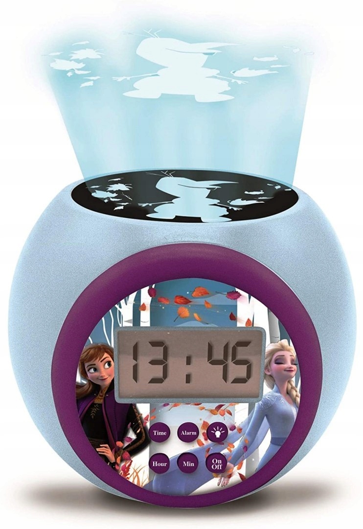 

Kraina Lodu 2 Projektor Zegar Budzik Frozen 2