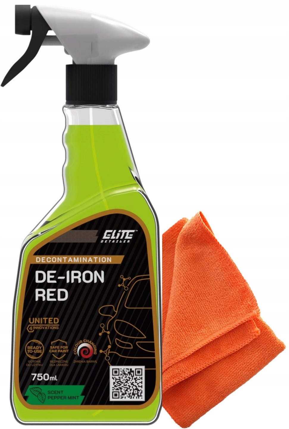 Deironizer do lakieru na rdzę - De-Iron Red 750ml Producent ProElite