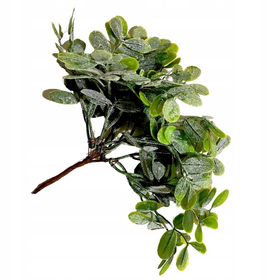 

Listki bukszpan gałązka dekoracyjna brokatowa