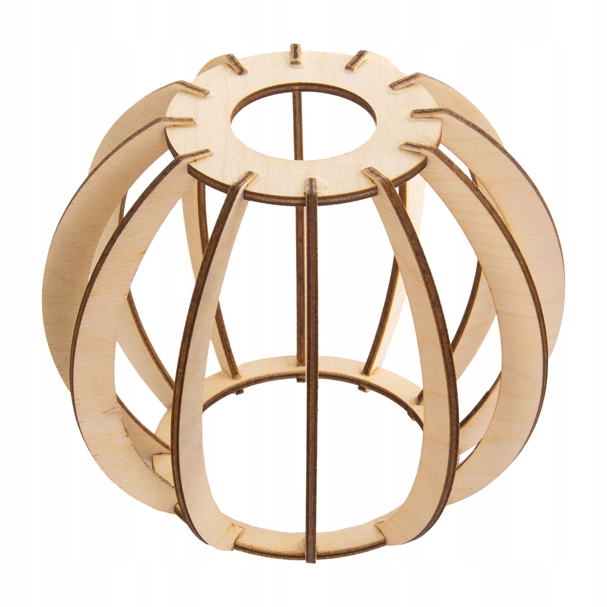 

Klosz Drewniany do lamp na E27 Loft Kula drewno