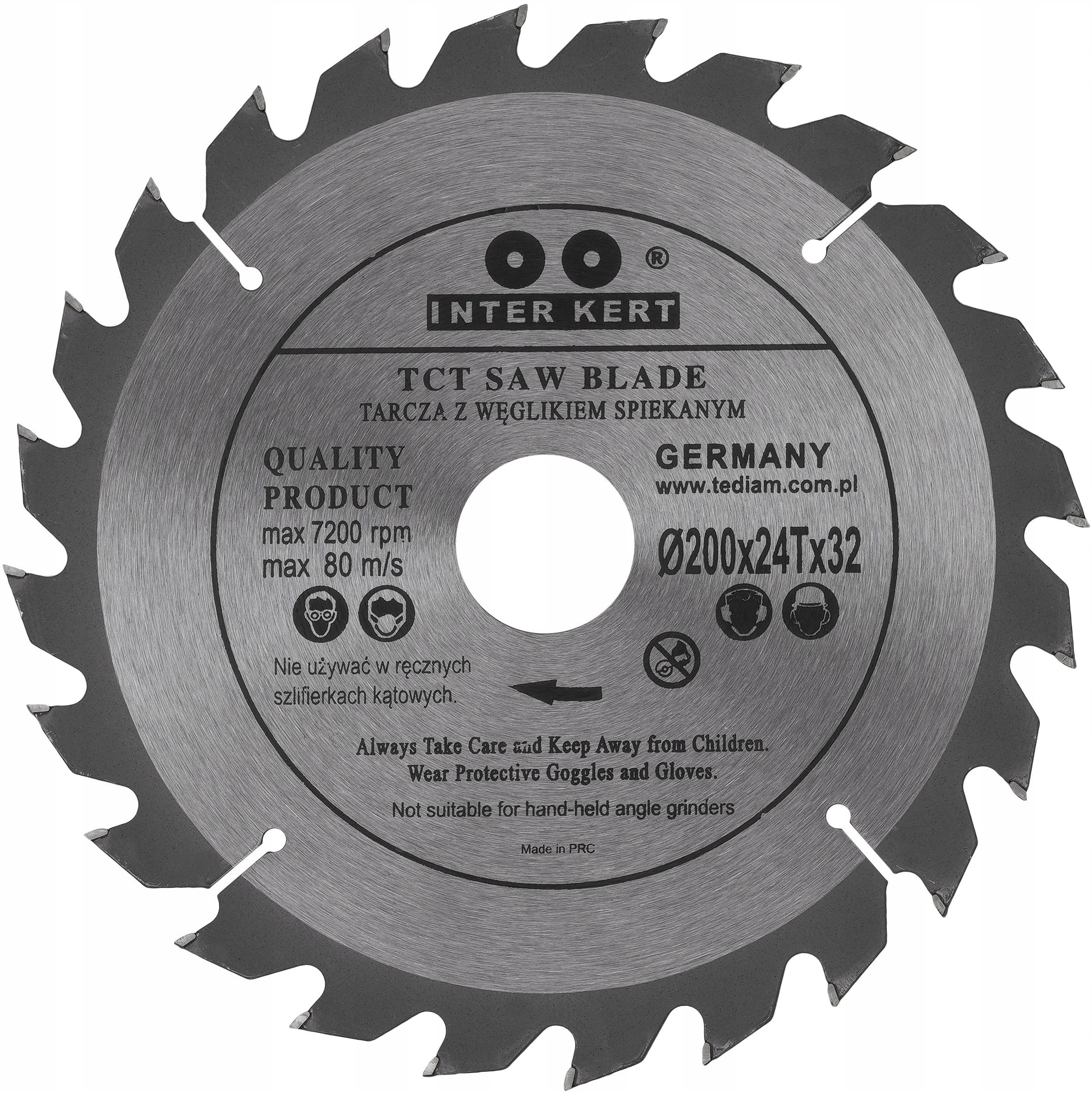 TARCZA WIDIOWA DO DREWNA PIŁA TNĄCA 200x32/24T