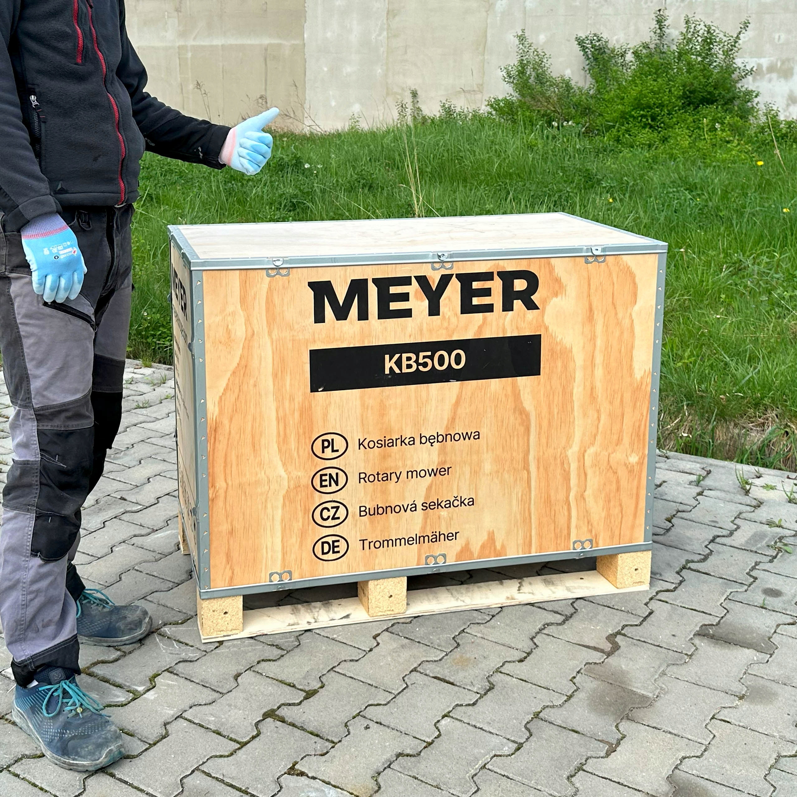 KOSIARKA ROTACYJNA SPALINOWA Z NAPĘDEM MEYER KB500 LONCIN 6.5 KM | 58 CM Europejski standard emisji spalin EURO 5