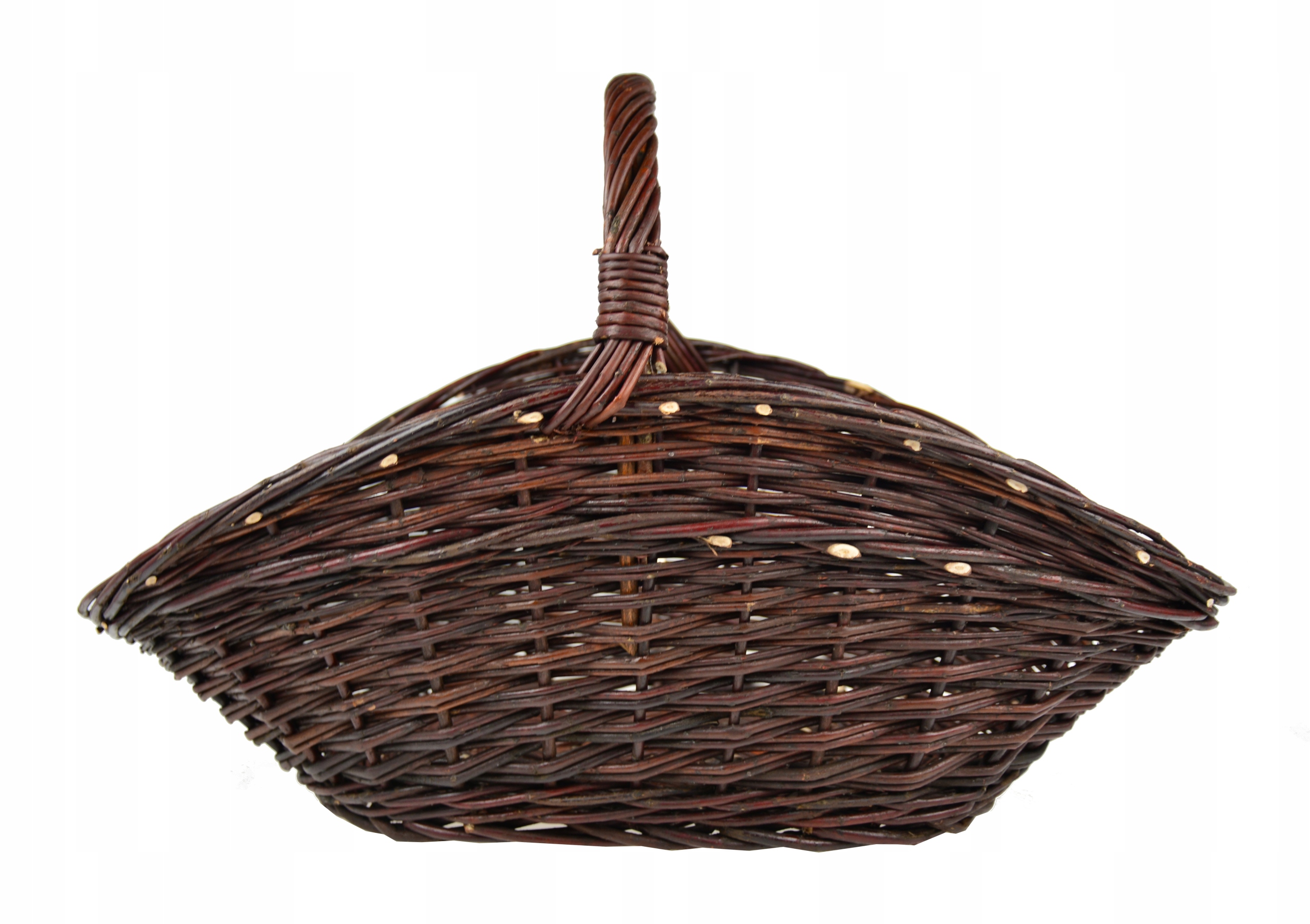 Wiklinowy KOSZ NA PIKNIK koszyk do kominka Materiał wiklina