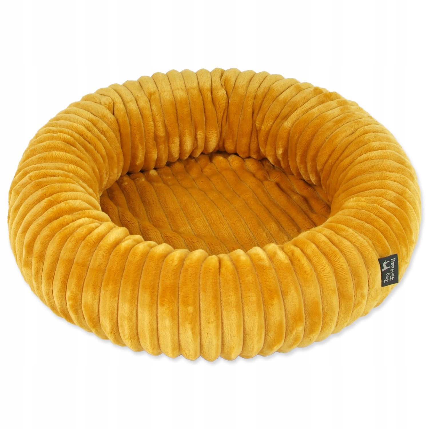 Levně Pelech Dog Fantasy Stripe kulatý hořčicový 50cm