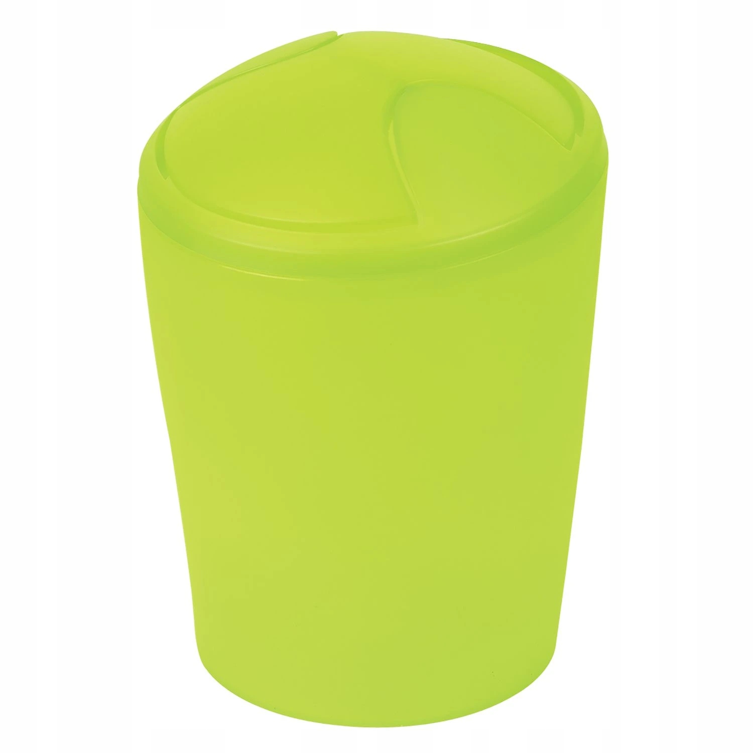 Levně Spirella výklopný odpadkový koš Move, zelený plast, 5 L