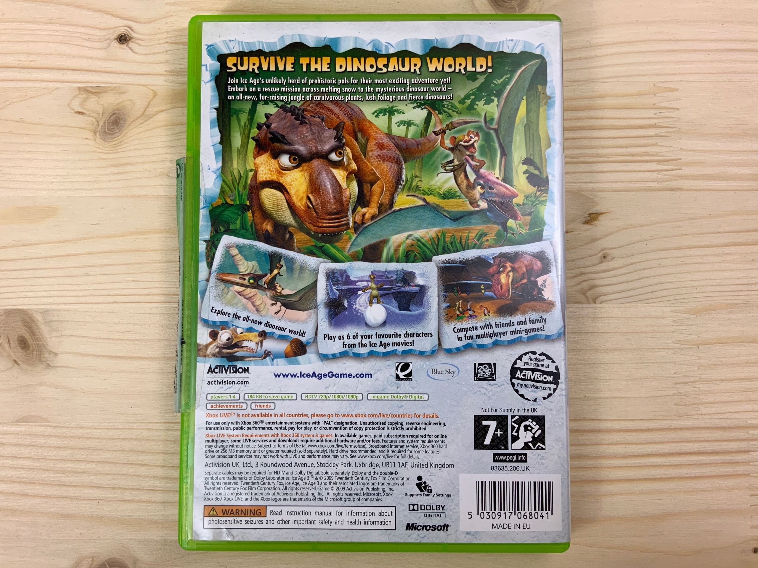 ICE AGE 3 DAWN THE DINOSAURS płyta bdb+ XBOX 360 Producent Eurocom Entertainment Software