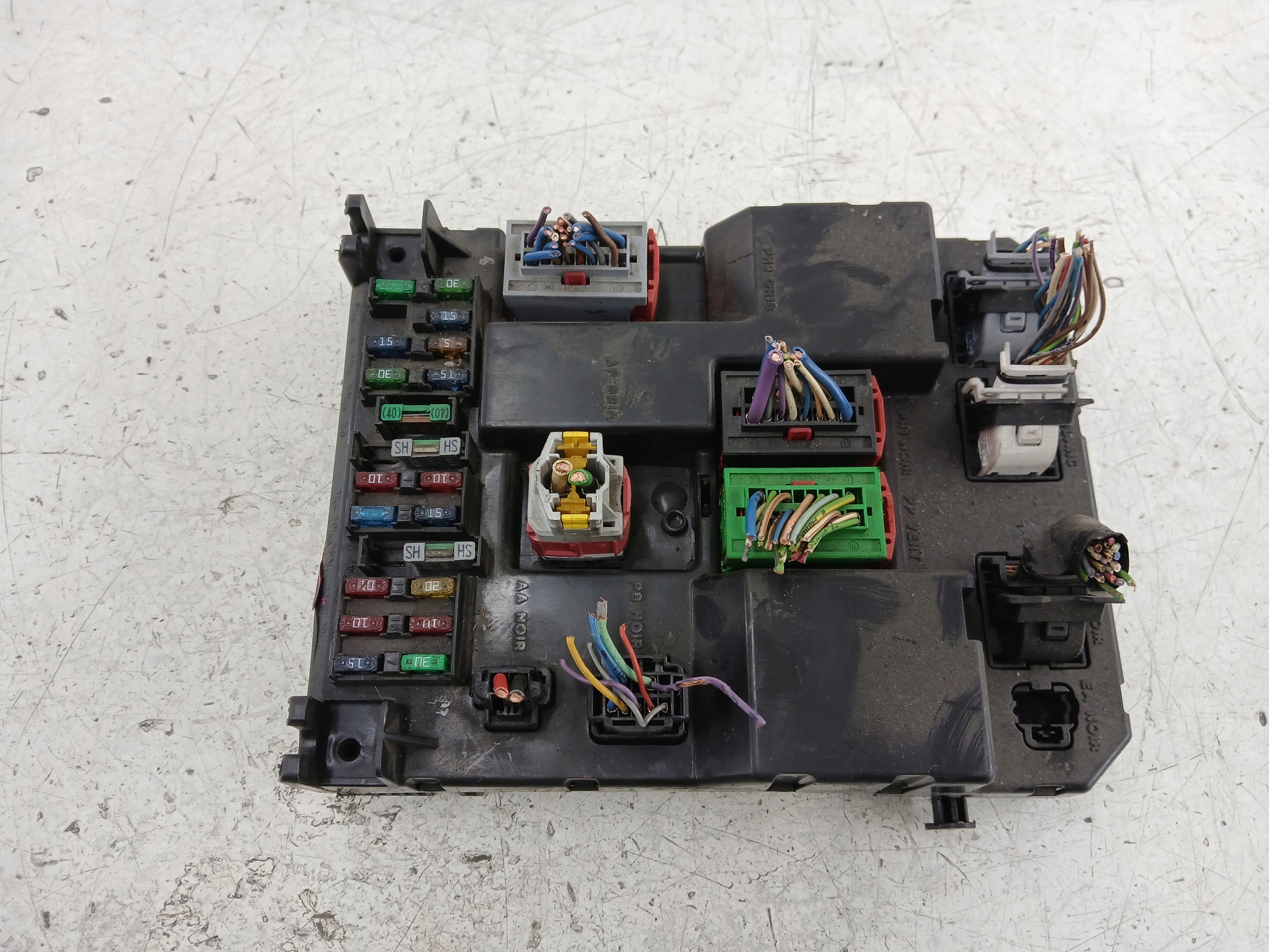 PEUGEOT 307 Module fusibles 9651196780