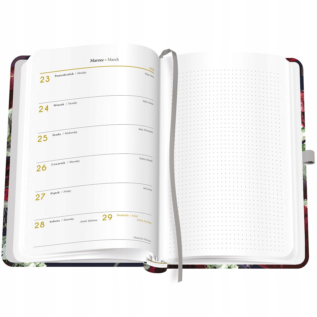 Interdruk KALENDARZ KSIĄŻKOWY 2026 B5 Tygodniowy Metallic Savage Producent Interdruk