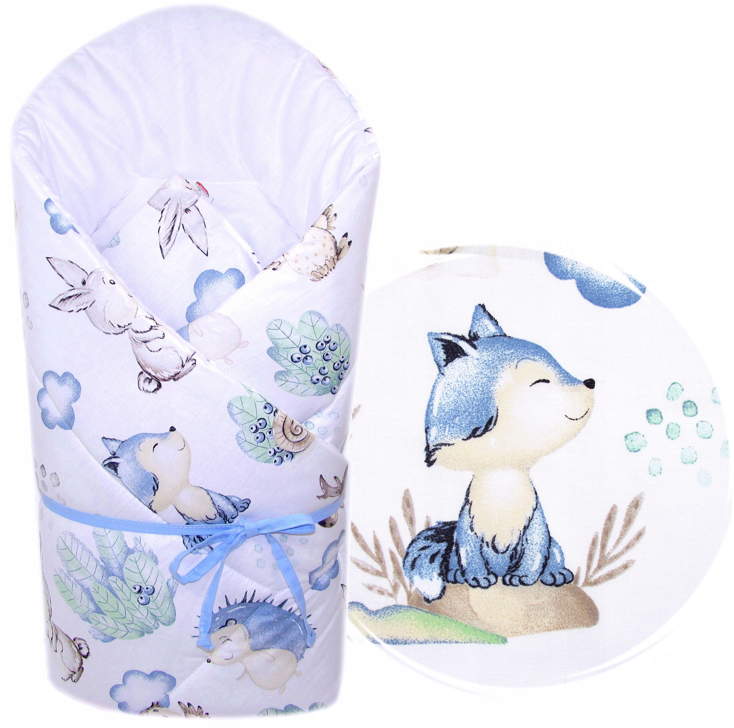 

Rożek Becik Niemowlęcy Otulacz Usztywniany Kokosem