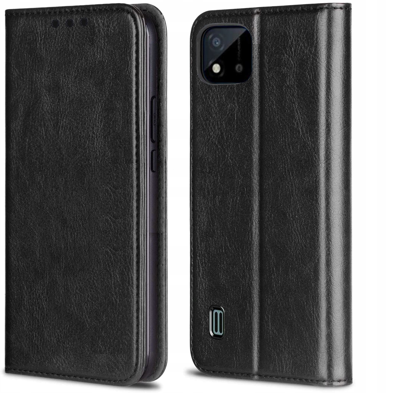 

Etui Skórzane na Magnes do Realme C11 C20 Szkło