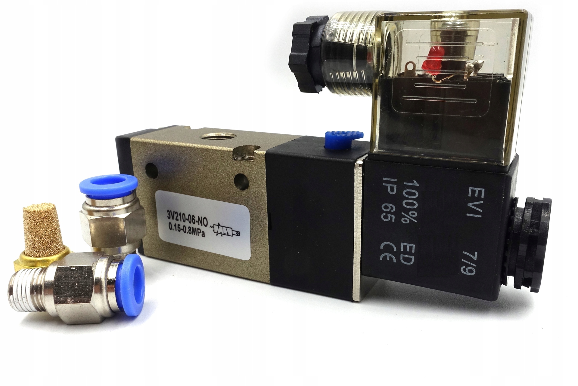 

Elektrozawór 3/2 1/8 No 3V210-06-NO Złącza