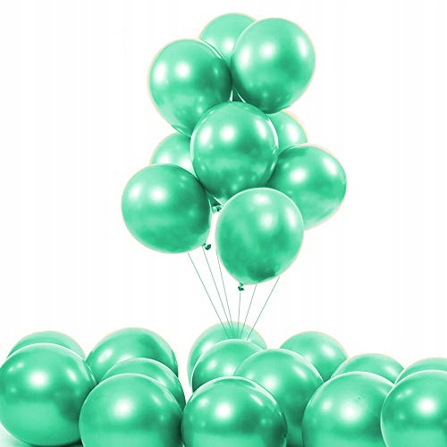 

Balony Metaliczne Chromowane Zielone XXL 10szt