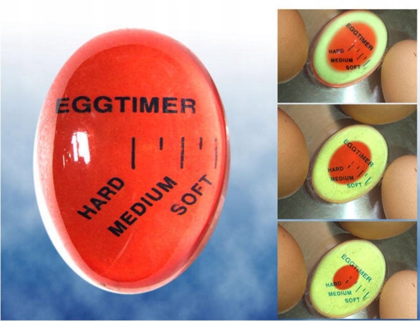 Gotowacz do jajek JAJKO AKRYLOWE do wody timer Kod producenta Minutnik do gotowania jajek