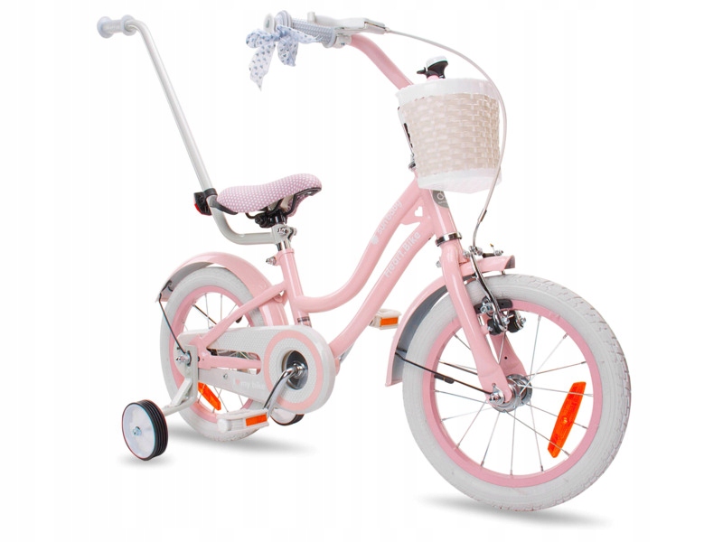 Rower dziecięcy Sun Baby Heart Bike Silver Moon 14 cali dla dziewczynki