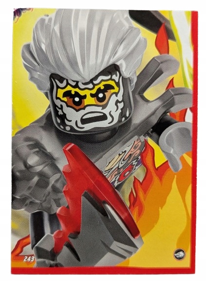 Karta Lego Ninjago Seria 10 Puzzle Numer 243