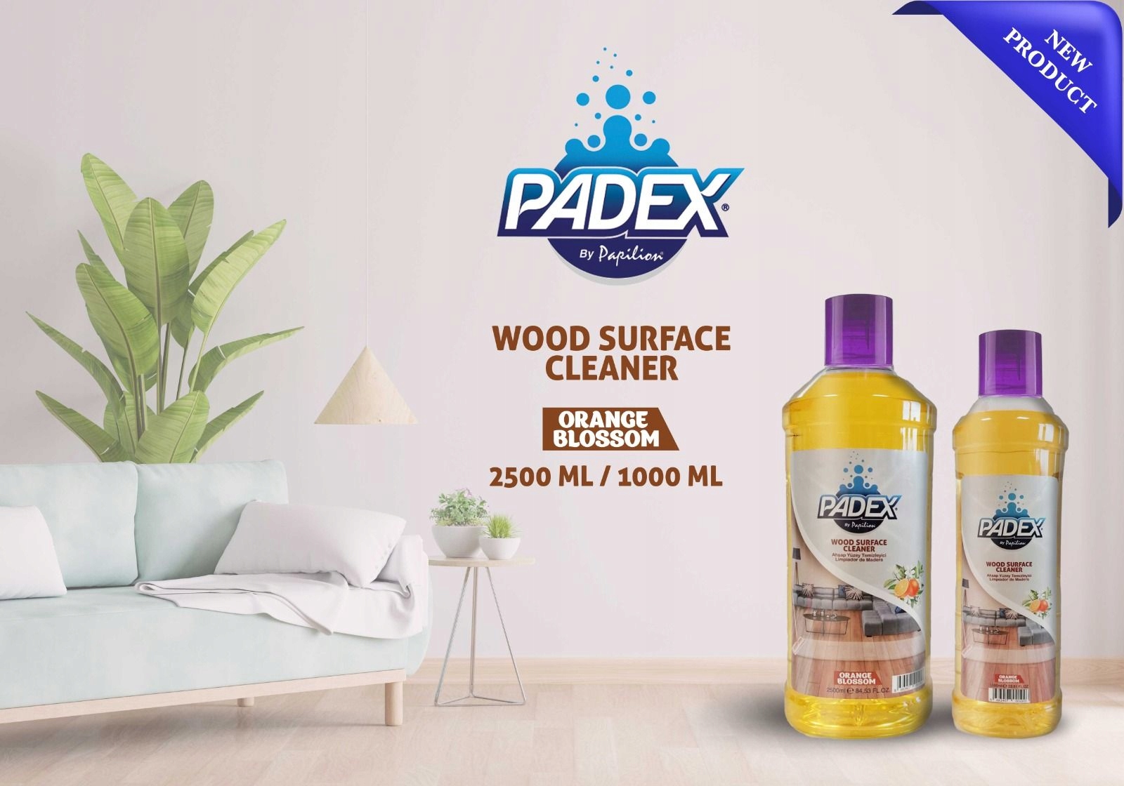 PADEX PŁYN DO PODŁÓG DREWNIANYCH ORANGE 1000 ml EAN (GTIN) 8683407001003