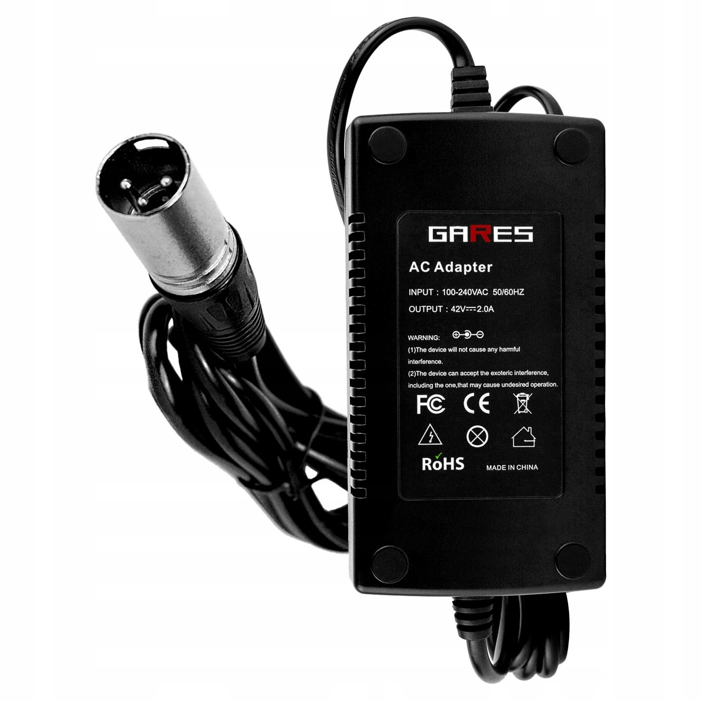 Ładowarka do roweru elektrycznego 36V (42V) 2A