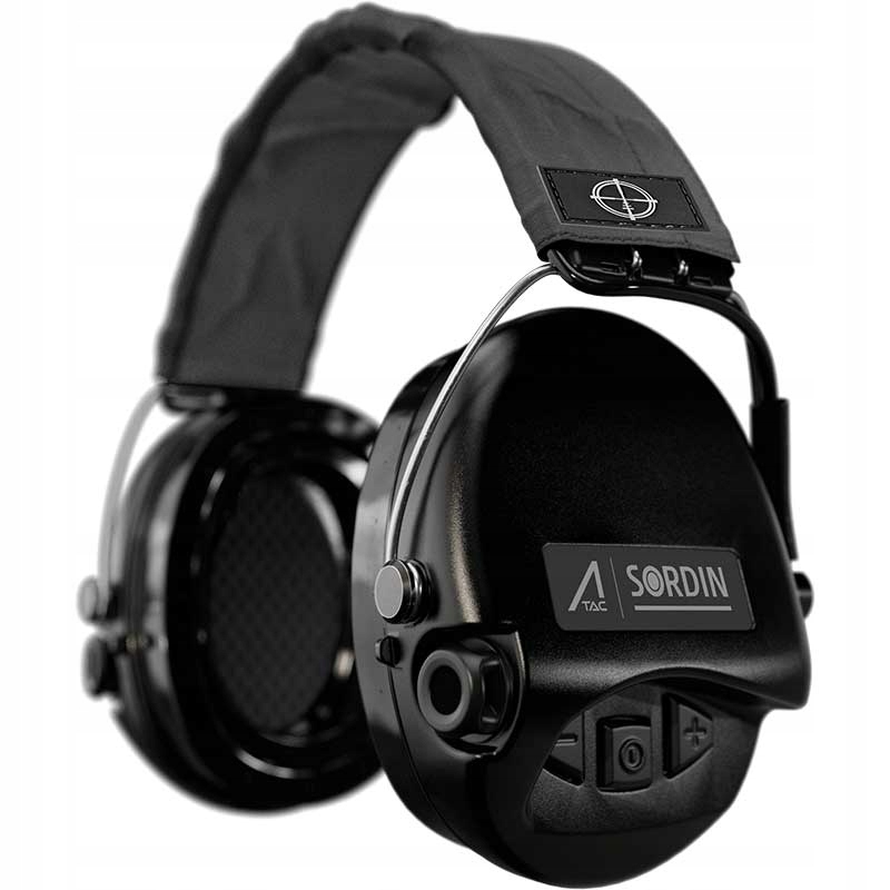 Słuchawki aktywne Ace Sordin, szara opaska, żel