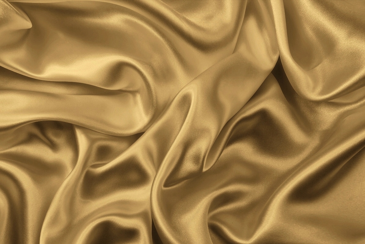 Hodvábna obliečka 140 x 200 na prikrývku/u Posteľná Bielizeň Dark Gold Tmavé zlato
