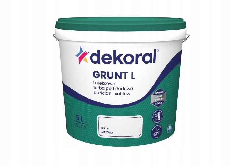 Латексная краска грунтовка 5л Dekoral