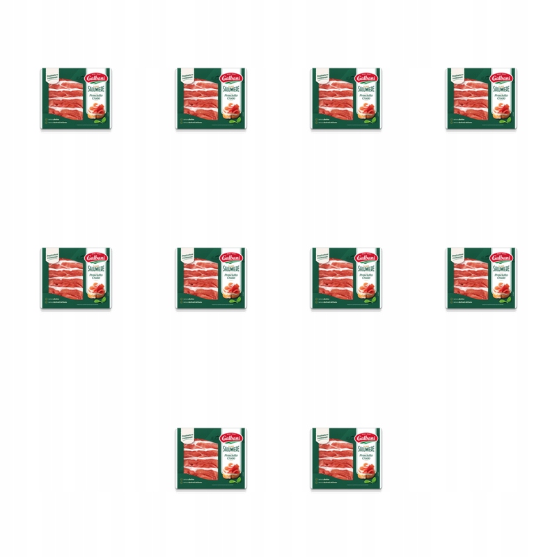 Prosciutto crudo 70 g Galbani X10