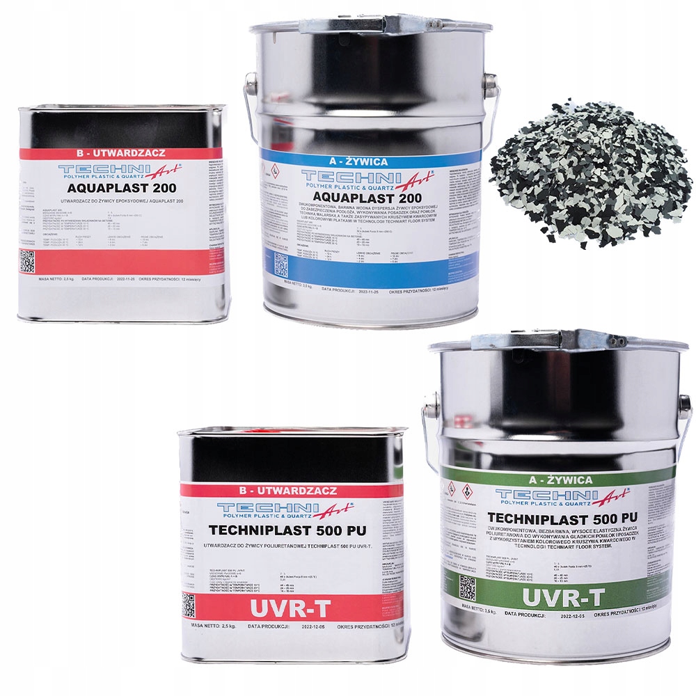 

Żywica na posadzkę w kolorze zestaw 10m2