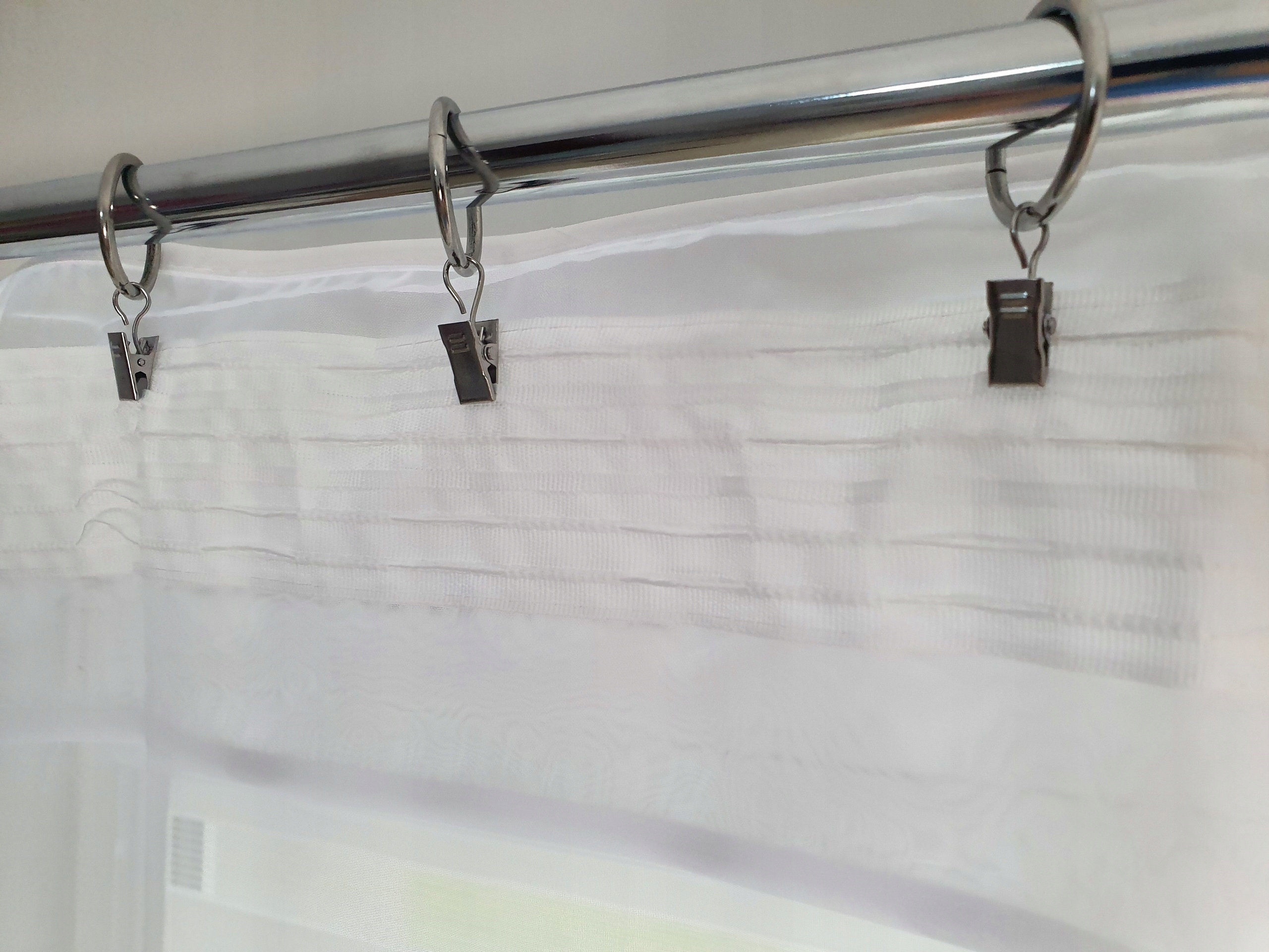 FIRANA GOTOWA Z GIPIURĄ 250x200 PROSTA FIRANY GŁADKIE NA BALKON Z KORONKĄ Typ klasyczna