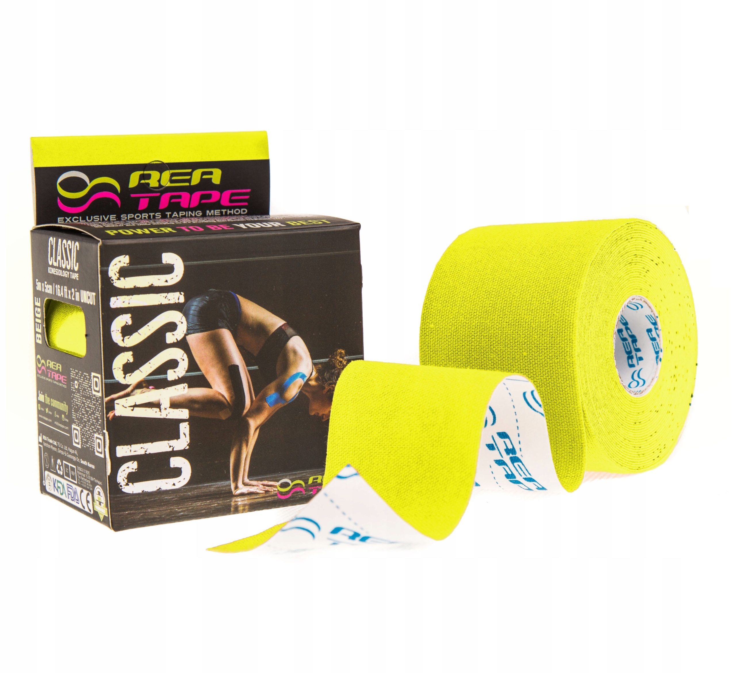 

Rea Tape kinesiology Plastry Tejpy Taśma sport