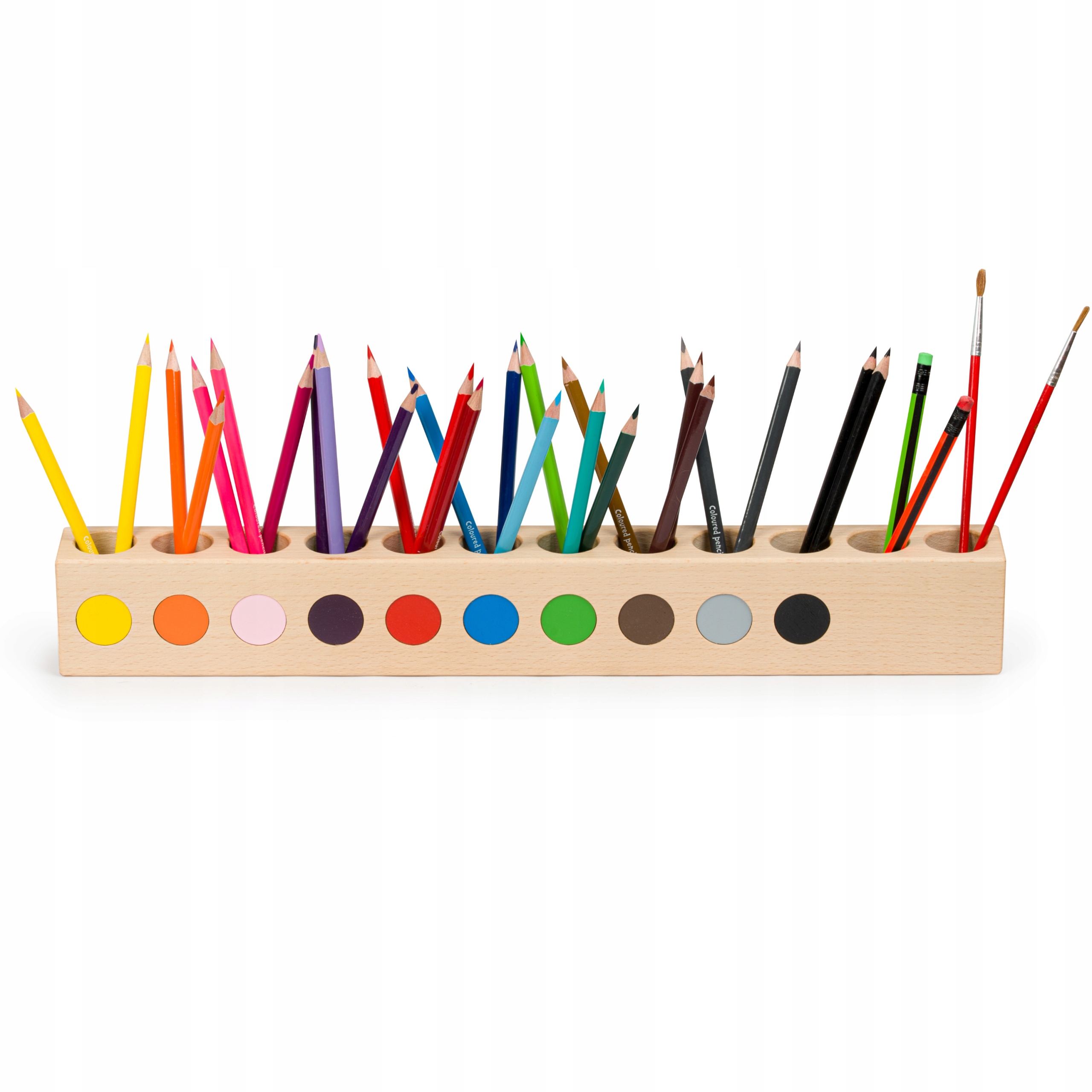 

Sorter na kredki i przybory Montessori dla dzieci