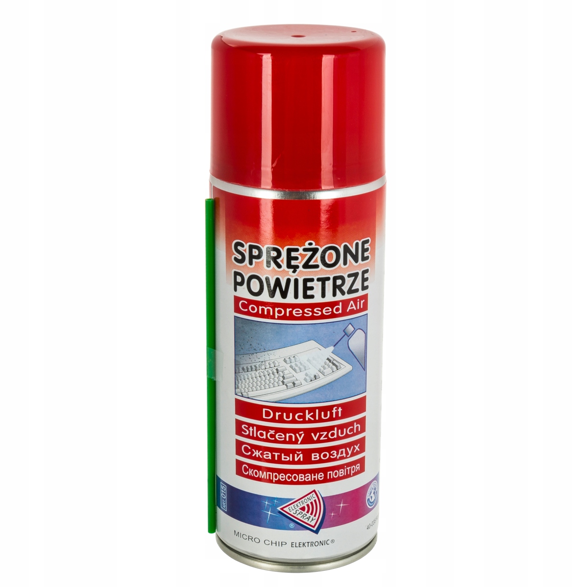 

Sprężone powietrze 400ml z rurką Microchip