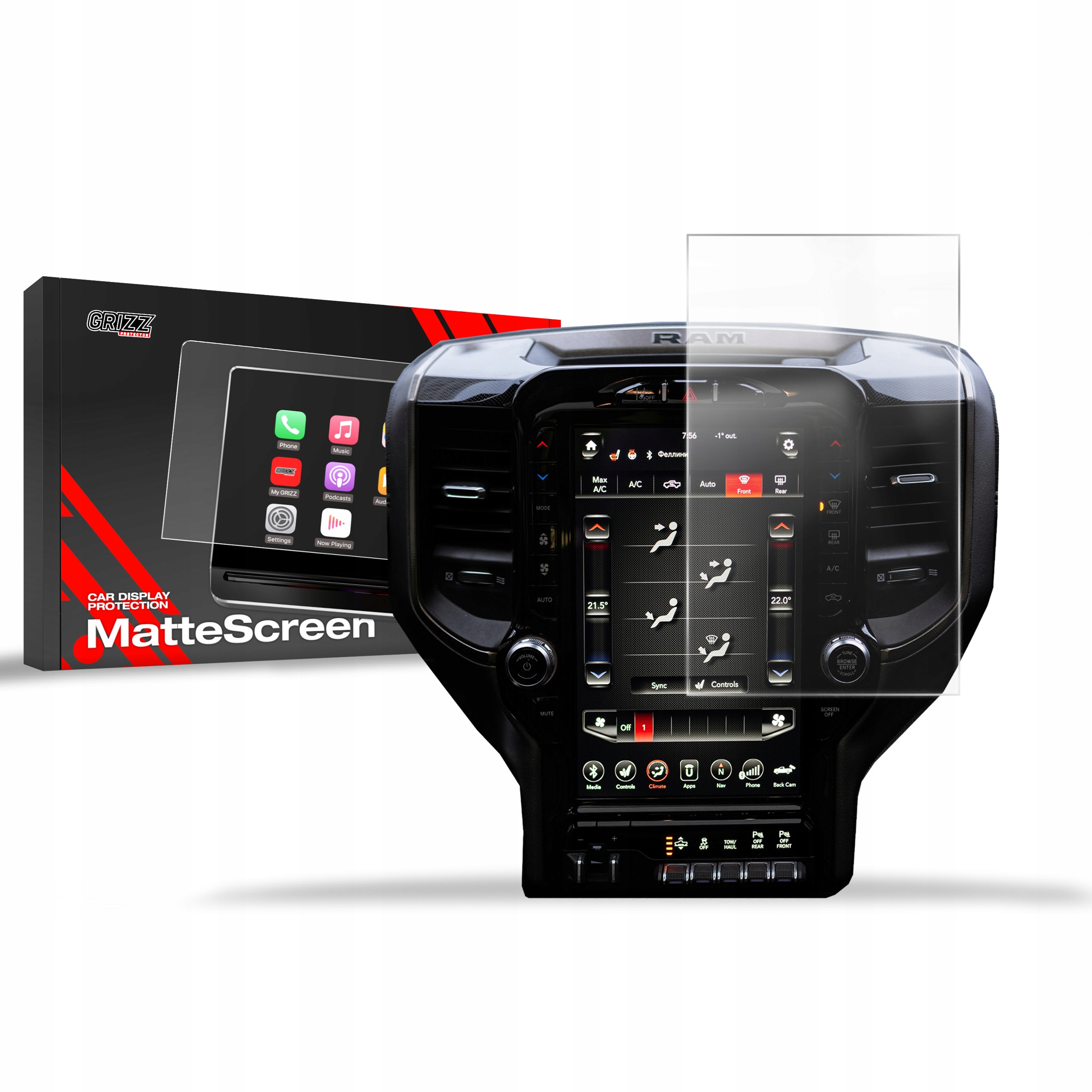 Folia Antyodciskowa do Dodge Ram Trx 12,3" (2019-2025)