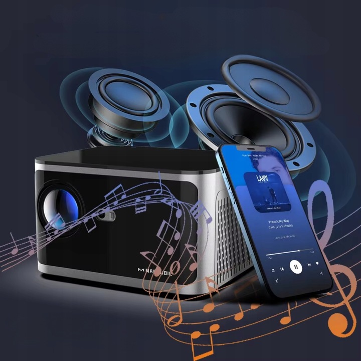 PROJEKTOR RZUTNIK Magcubic HY350 PRO 1080P| WiFi | Android TV | Kino Domowe Stan opakowania oryginalne