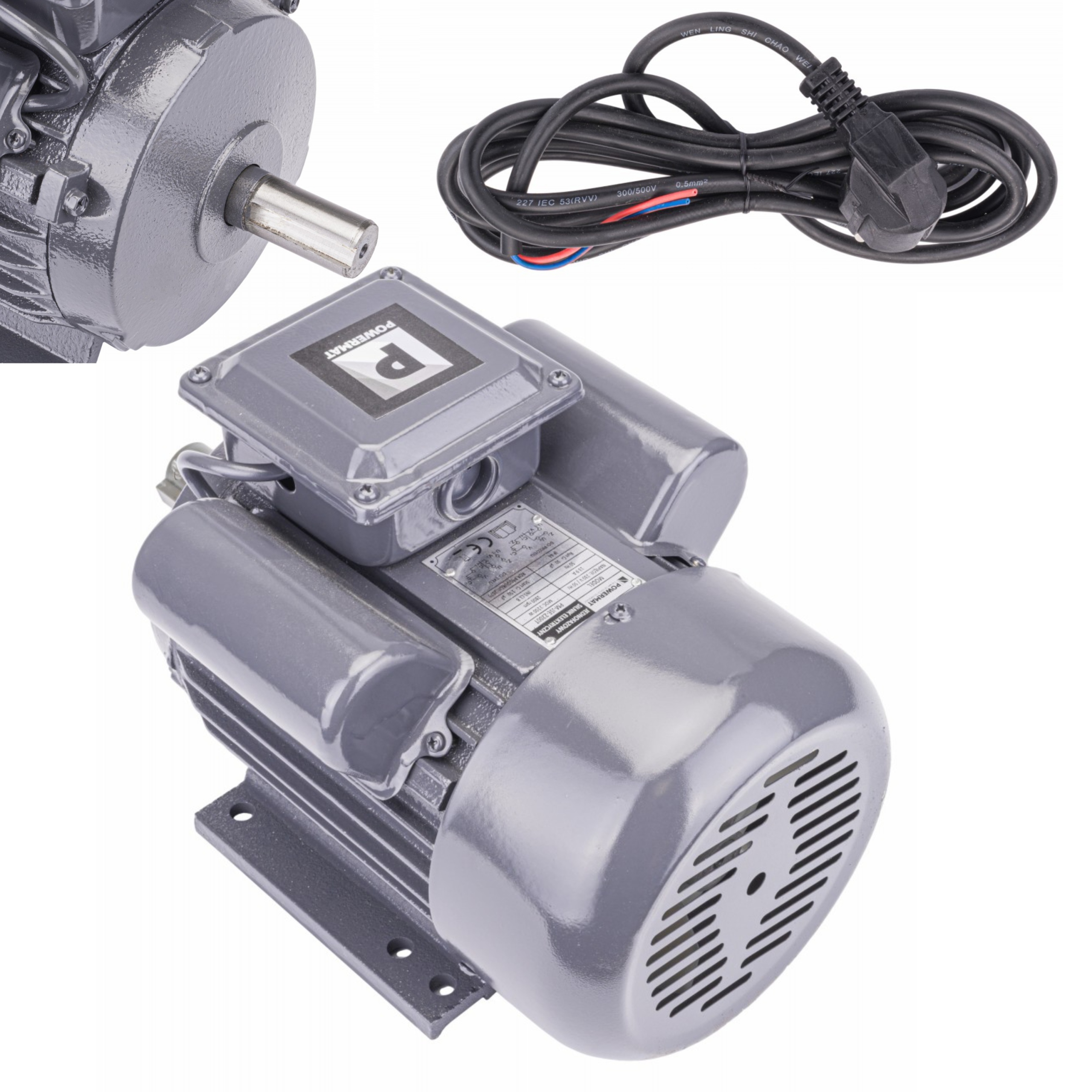 POWERMAT SILNIK ELEKTRYCZNY JEDNOFAZOWY 2,2KW 2800RPM 230V PM-JSE-2200T Obroty 2800 RPM