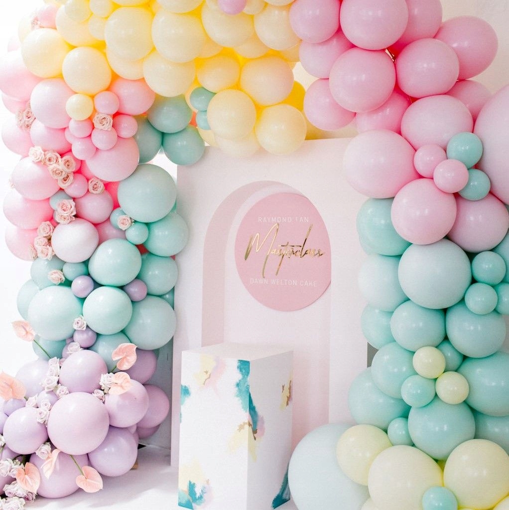 BALONY URODZINOWE PASTELOWE KOLOROWE DUŻE Ślub Cechy matowe