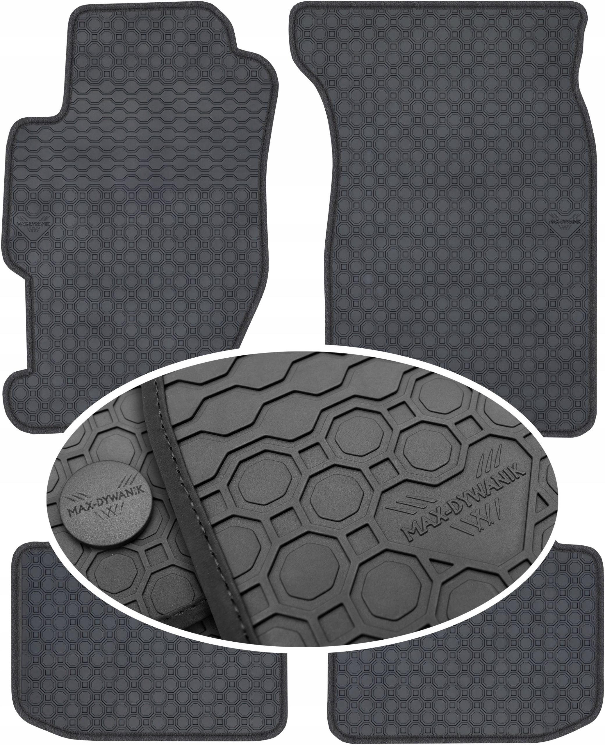 Honda Accord VI Coupe 1998-2002 Gumový koberec PrimeLiner čierny