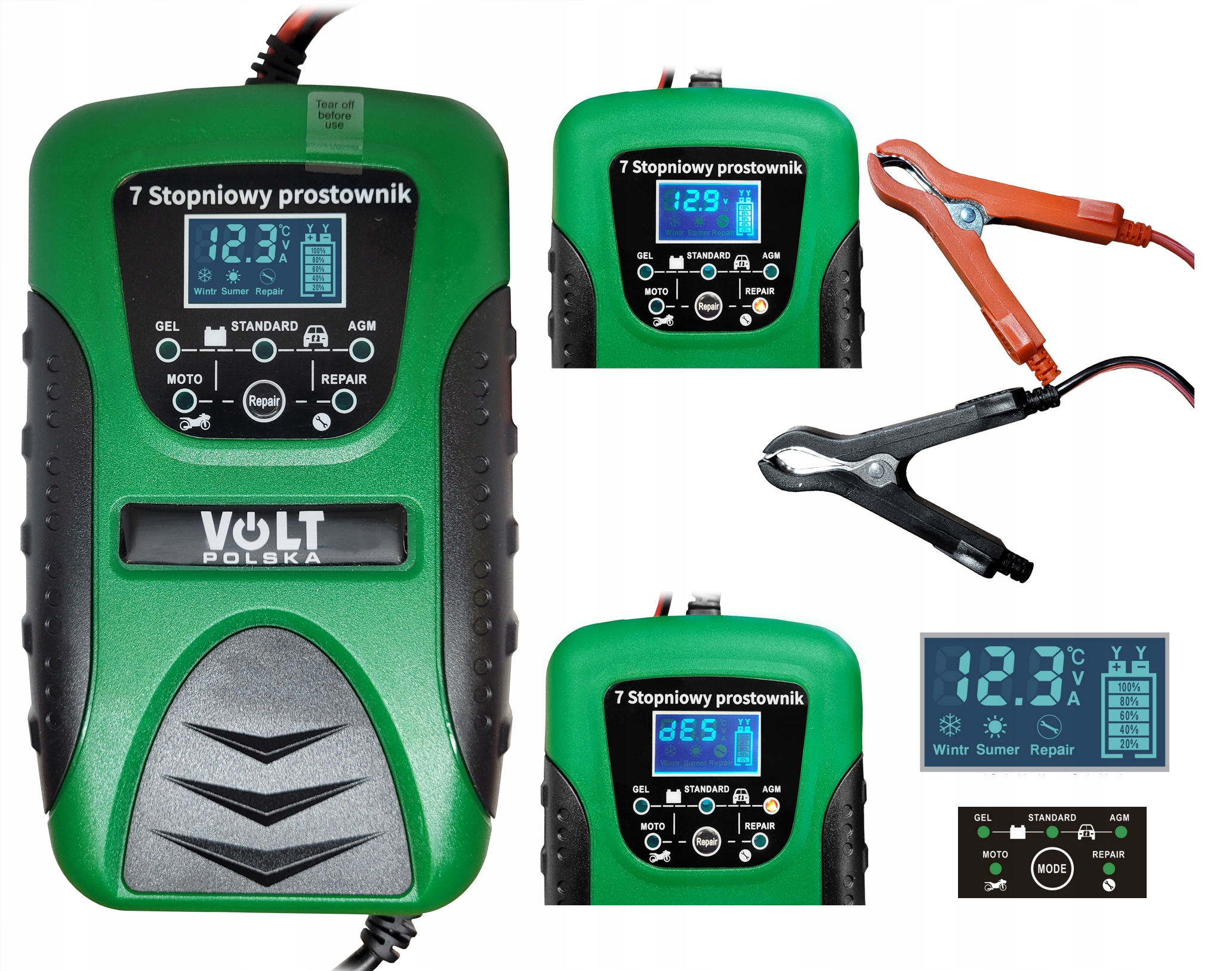 

Prostownik 12V 8A LCD Agm Gel Regeneracja Naprawa