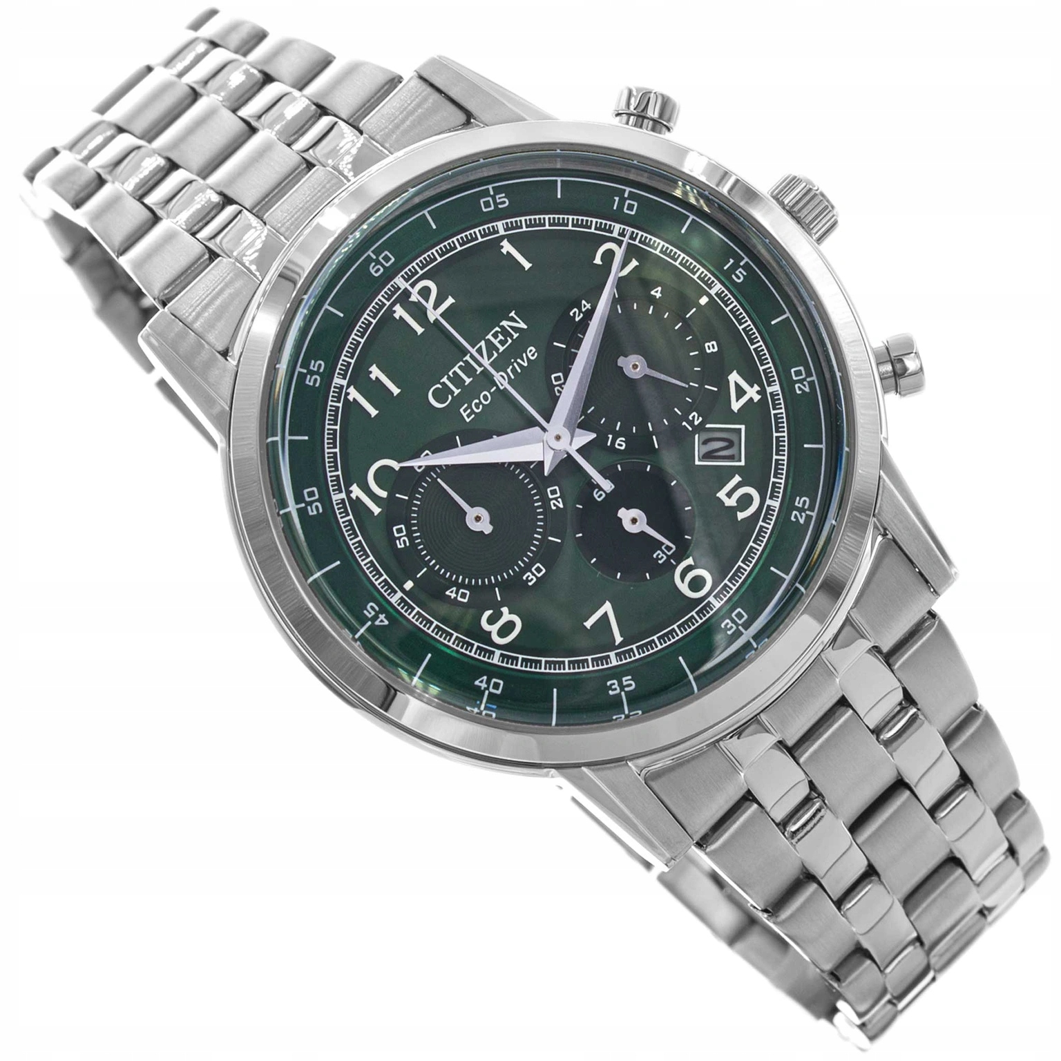 Pánské Hodinky Citizen CA4630-53X Classic Chrono Stříbrné Na Náramku