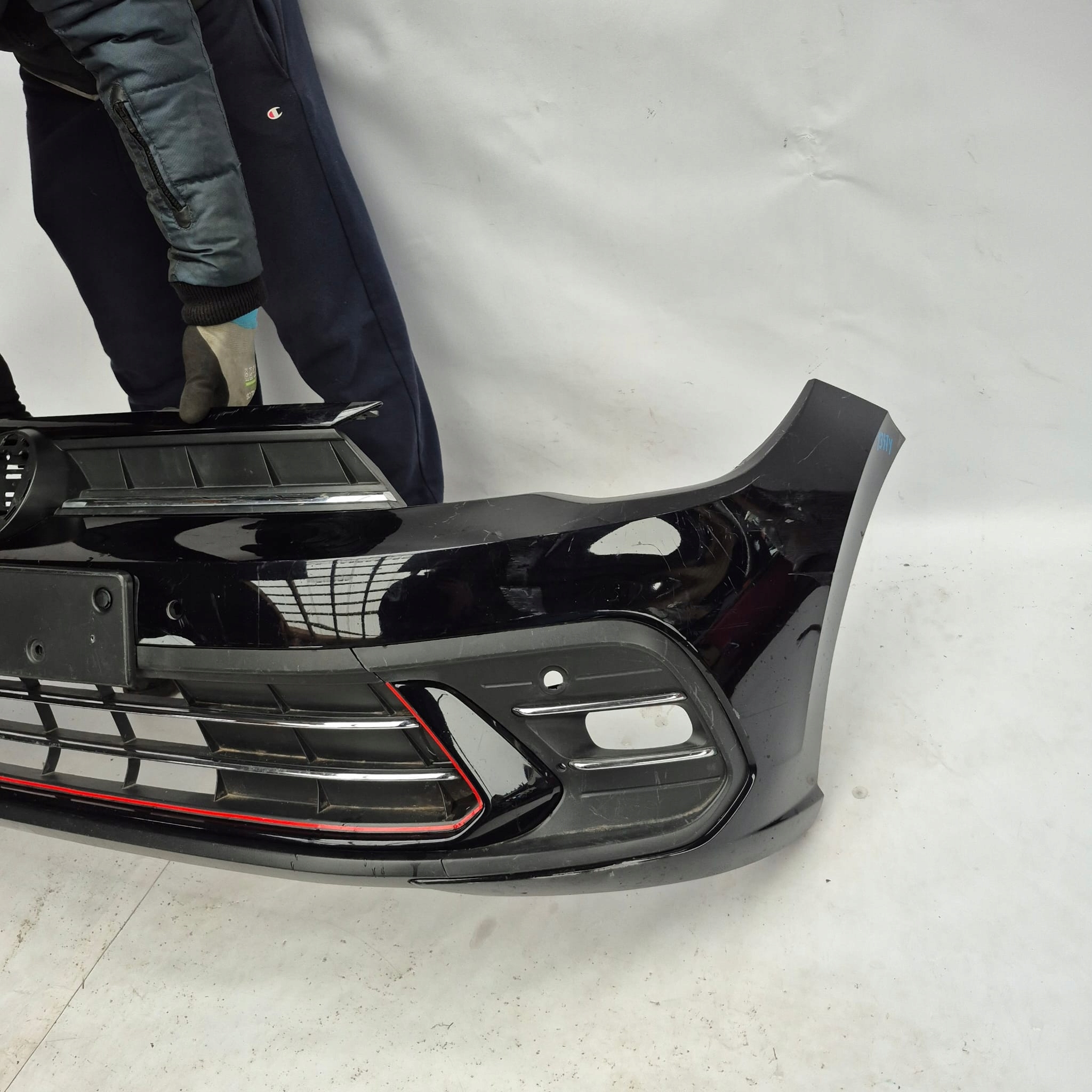 VW POLO VI 2G LIFT 21- bumper front front PDC 2GS807221H