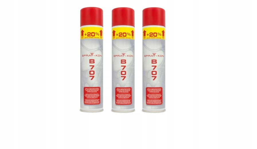 Kontaktní lepidlo Spray Kon B707 600 ml 3 ks