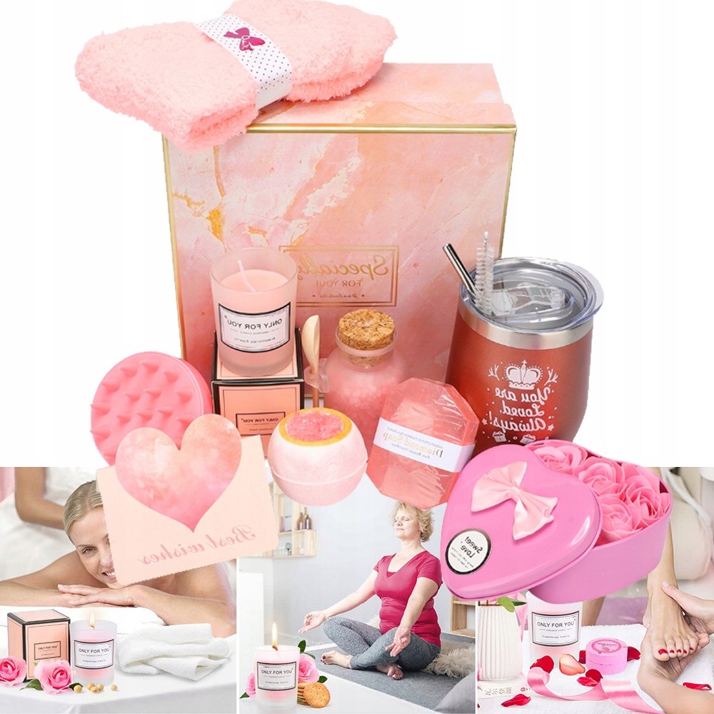 Dárková Sada Dárek pro ženu k narozeninám, domácí lázeňská péče