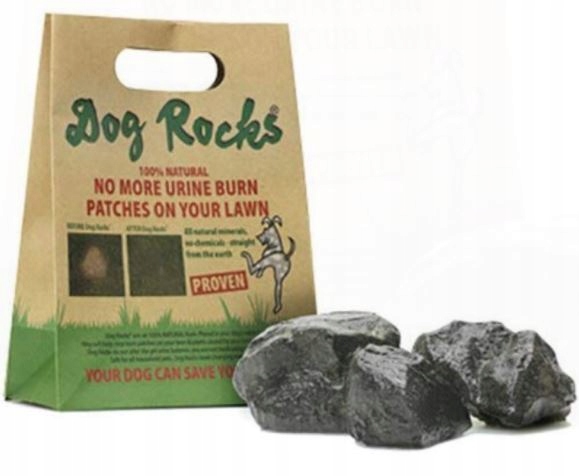 

Dog Rocks naturalne kamienie plamy na trawnik 600g