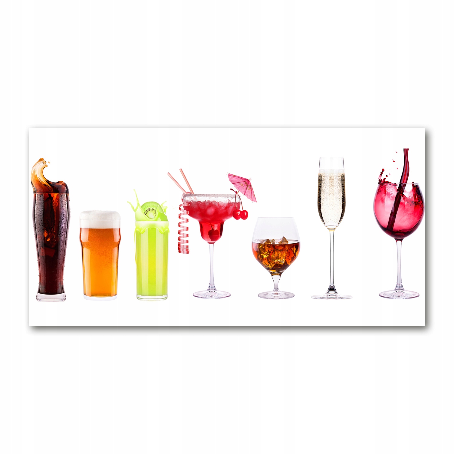 

Foto obraz akryl zdjęcie Zestaw drinków 120X60 cm
