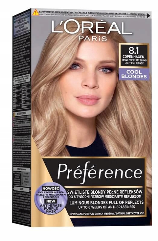 

L'Oreal Paris Preference Farba do włosów 8.1