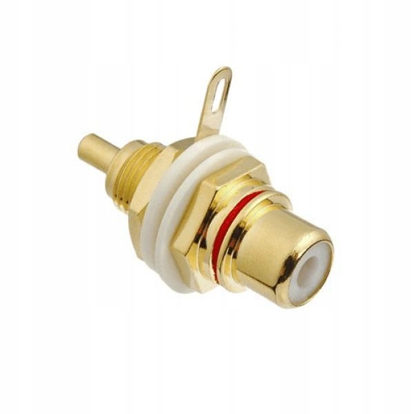 Gniazdo RCA cinch KaCsa RJ-133GT - złote 24k