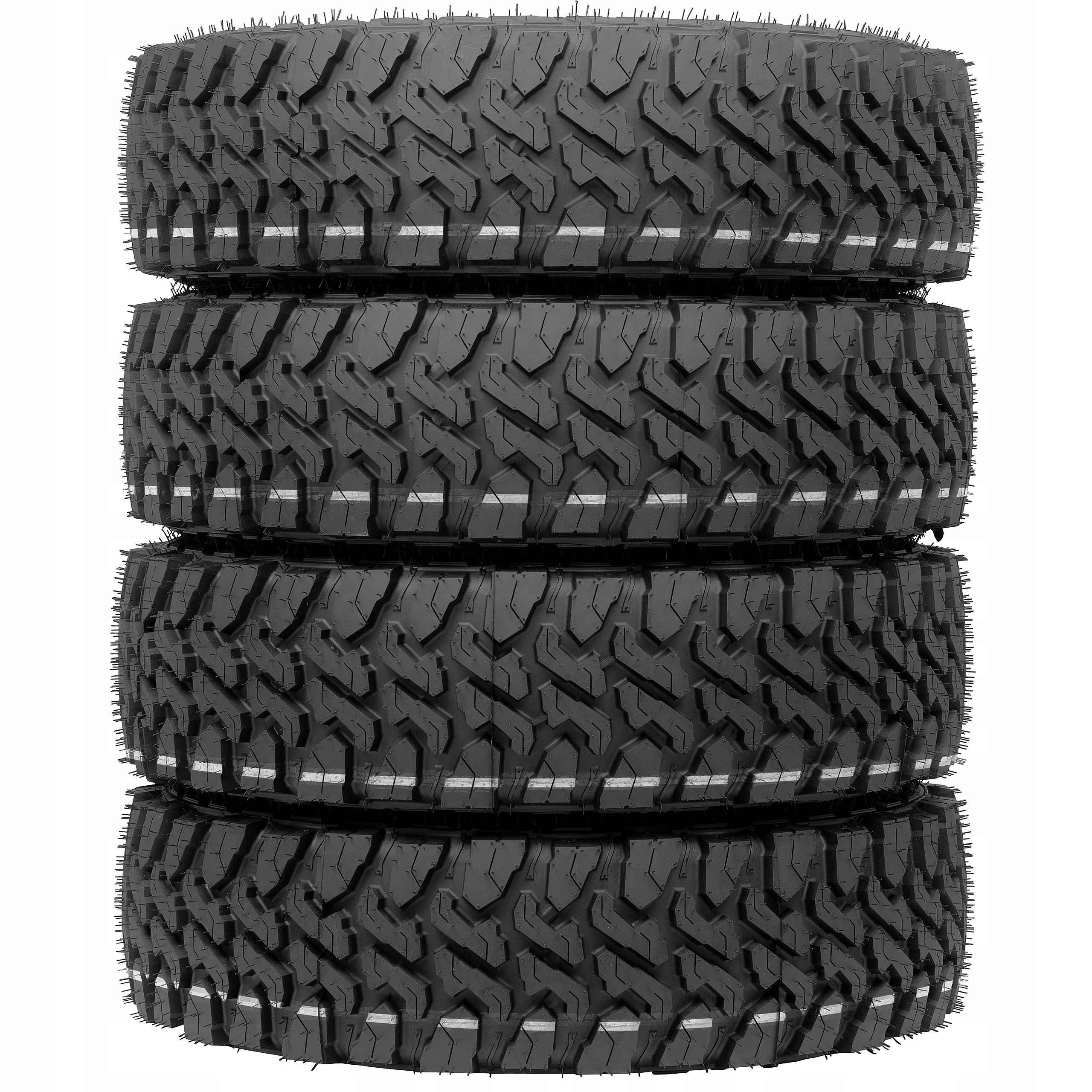 4x Opony bieżnikowane 225/75 R16 TERENOWE 4x4 M/T
